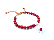 Load image into Gallery viewer, Red Stone Beaded Bracelet
