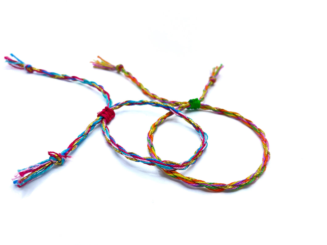 String color bracelet