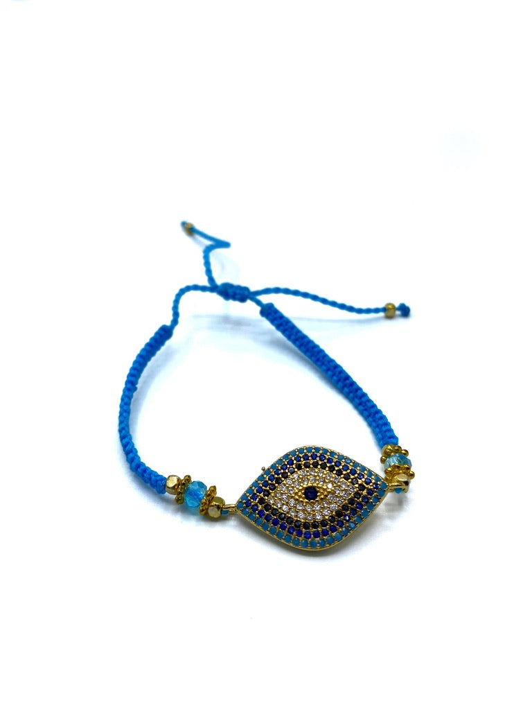 Evil Eye Slider Bracelet