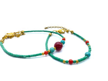 Load image into Gallery viewer, Green Beaded Bracelet
