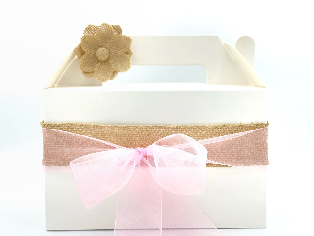 White Box Party favor