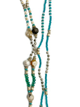 Load image into Gallery viewer, Green Tassel Long Necklace
