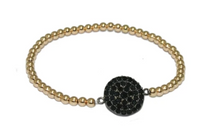 Load image into Gallery viewer, Circle Rhinestone Plate Bracelet
