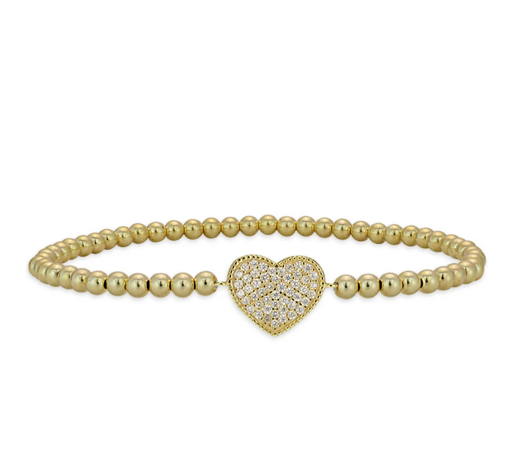 Heart Gold Filled Bracelet